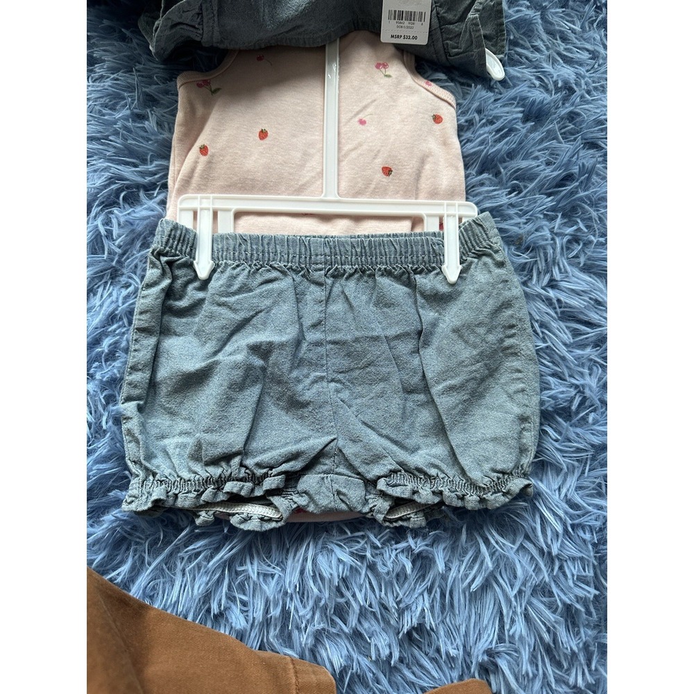 Carter's Set In Opal, Pastel Pink Top And Bottom Set 6M - Picture 3 of 5
